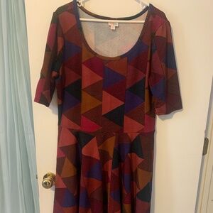 LuLaRoe "Nicole" dress 3XL